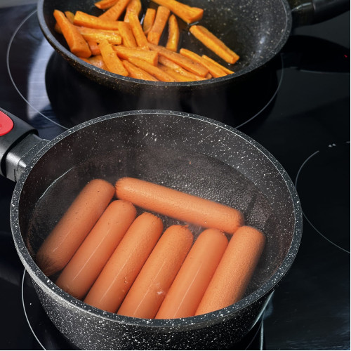 Сосиски сливочные т.м. Первомайские Деликатесы, вареные, газ, 0,35 кг, шт