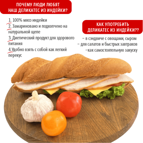 Филе индейки Первомайские Деликатесы, вар-коп, нарезка в/у, 0,2кг, шт